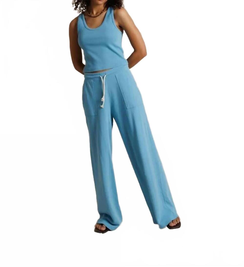 NEW PERFECTWHITETEE noa french terry pocket pant in milky blue